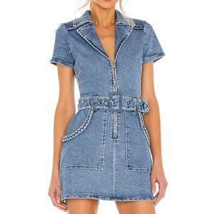 Show Me Your Mumu Blue Deninm Outlaw Dress Size Small